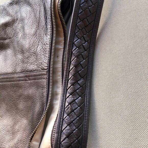 Elliott Lucca  bronze leather shoulder bag - Picture 10 of 12